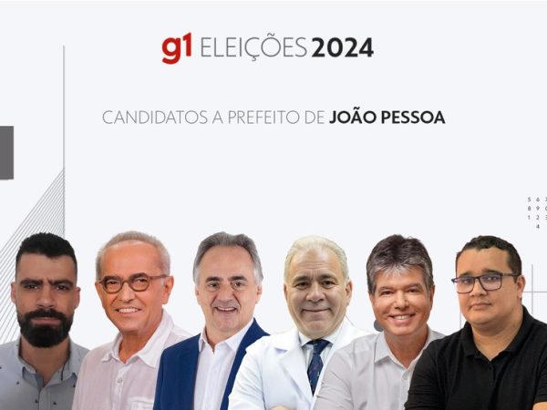 Candidatos a prefeito de João Pessoa nas Eleições 2024 — Foto: Reprodução