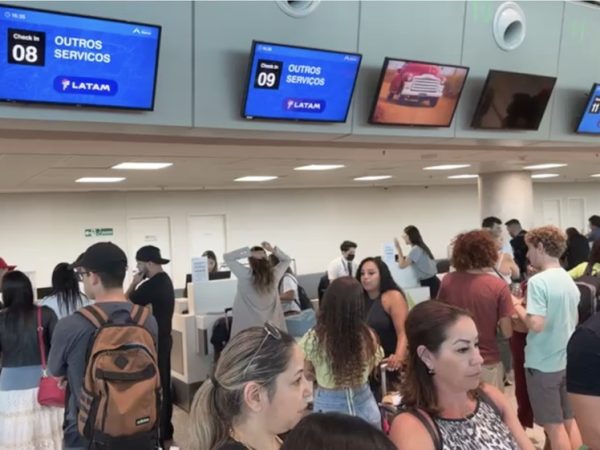 Aeroporto de Natal tem voos cancelados por 'reflexo da greve' em Guarulhos — Foto: Reprodução