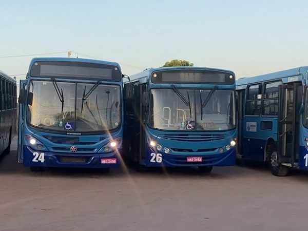 Ônibus de Mossoró não foram às ruas — Foto: Reprodução/Inter TV Cabugi
