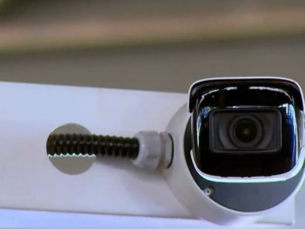 Câmeras de reconhecimento facial em ruas, terminais de ônibus e prédios públicos — Foto: Divulgação/Sesp