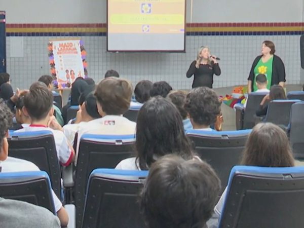 Ações de combate ao abuso sexual infantil em escola de João Pessoa — Foto: Foto: Reprodução TV Cabo Branco.