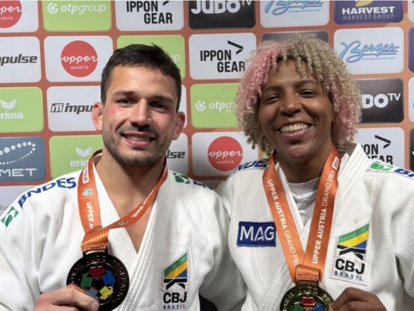 rafaela silva é ouro e Daniel Cargnin, Bronze no Grand Prix de judô da Áustria, em 07/03/2026