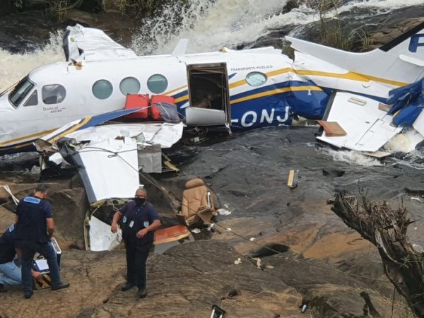 Investigação tenta entender motivos da queda do avião com Marília Mendonça. — Foto: Carlos Eduardo Alvim/TV Globo