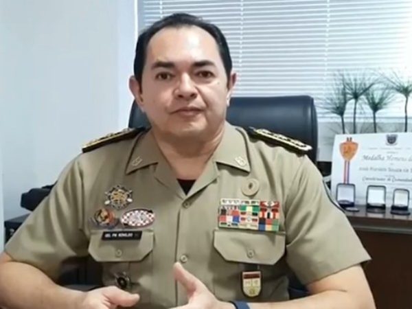 Coronel José Ronildo Souza da Silva, novo Comandante Geral da Polícia Militar da Paraíba — Foto: Reprodução/TV Cabo Branco