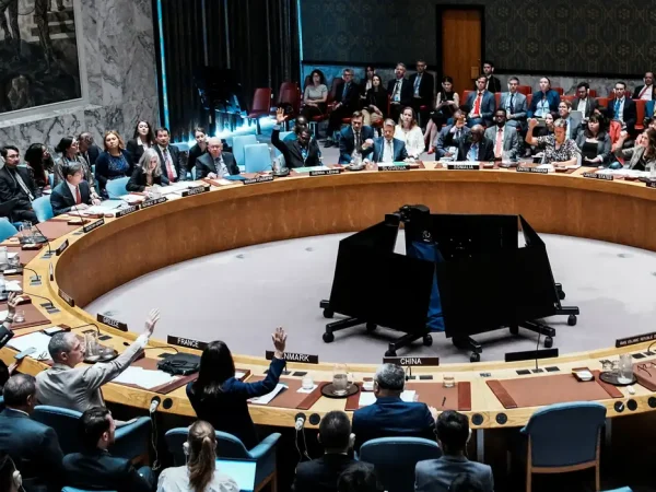 Votação no Conselho de Segurança da ONU da resolução que suspenderia as sanções ao Irã na sede da ONU na cidade de Nova York, EUA
19/09/2025
REUTERS/Eduardo Munoz