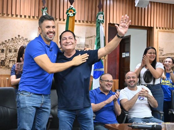 Herbeth Sena agradeceu a confiança recebida pelo presidente do Diretório Estadual. — Foto: Divulgação
