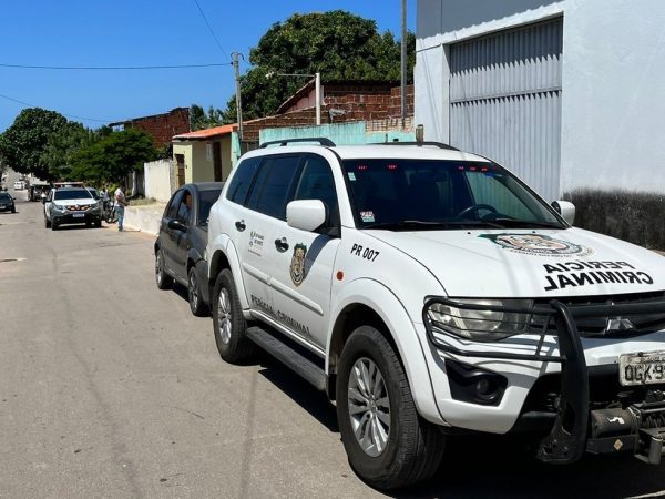 Crime aconteceu no bairro Pajuçara, na Zona Norte de Natal — Foto: Vinícius Marinho/Inter TV Cabugi