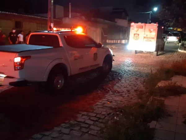 Crime aconteceu no Conjunto Santarém, na Zona Norte de Natal — Foto: Sérgio Henrique Santos/Inter TV Cabugi
