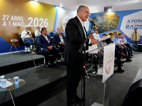 Ribeirão Preto (SP), 26/04/2026 - Vice-Presidente da república, Geraldo Alckmin, destacou que a nova linha de R$ 10 bilhões em crédito para modernização de máquinas e implementos agrícolas segue a trajetória de sucesso do MOVE Brasil para renovação da frota de caminhões, lançado em janeiro deste ano, na Agrishow Foto: Cadu Gomes/VPR