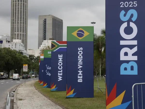 Rio de Janeiro (RJ), 03/07/2025 – Entrada do Museu de Arte Moderna (MAM), onde acontece a Cúpula do Brics. Foto: Fernando Frazão/Agência Brasil