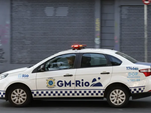 Rio de Janeiro (RJ) 09/09/2024 – Eleições 2024: segurança pública no âmbito municipal. Viatura da Guarda Municipal circulando na Lapa. Foto: Fernando Frazão/Agência Brasil