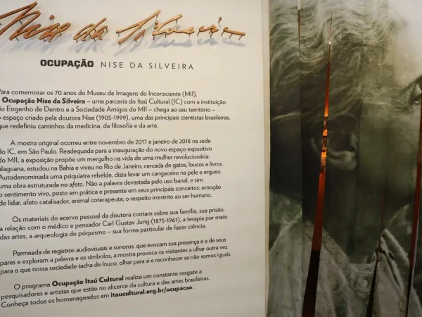 Rio de Janeiro (RJ) 13/02/2025 – A exposição Ocupação Nise da Silveira, no anexo do Museu de Imagens do Inconsciente, no Engenho de Dentro. Foto: Fernando Frazão/Agência Brasil