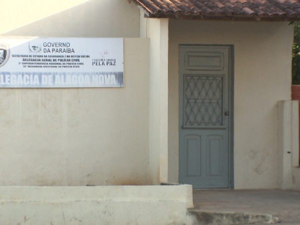 Delegacia de Polícia Civil de Alagoa Nova, no Brejo da Paraíba — Foto: Hoberdan Dias / TV Paraíba