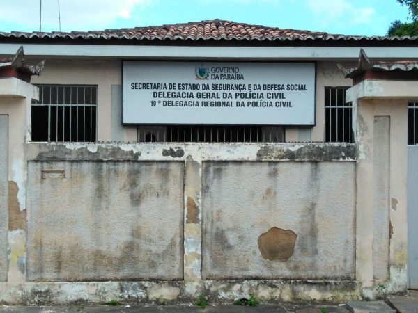 Delegacia de Sapé, PB — Foto: Paulo Monteiro/Delegacia de Sapé