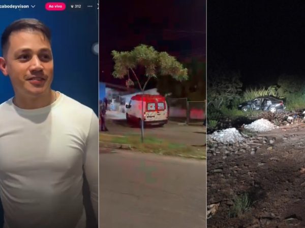 Vereador é baleado durante live em frente a UPA de Mossoró; assessor que fazia transmissão ao vivo morre — Foto: Reprodução