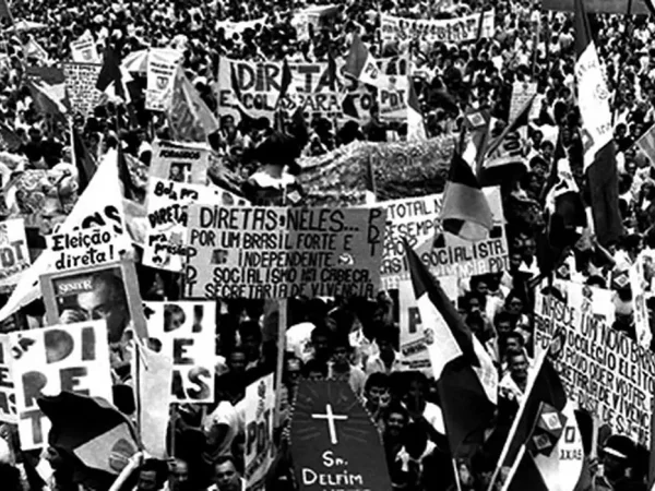 Brasília (DF) 10/04/2024 - Comício da Candelária, 40 anos: o legado sociopolítico das Diretas Já
Foto: Vidal da Trindade/CPDoc JB