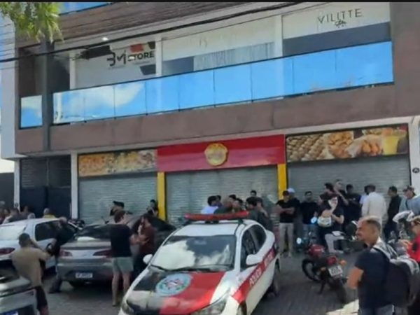 Homem foi morto durante tentativa de assalto — Foto: Flávio Fernandes/TV Cabo Branco