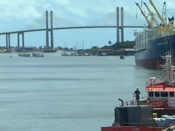Canal do Porto de Natal recebe dragagem a partir desta sexta-feira (24) — Foto: Inter TV Cabugi/Reprodução