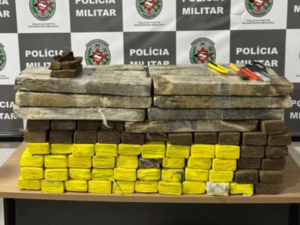 Cerca de 100 kg de drogas são apreendidos no Centro de João Pessoa — Foto: Divulgação/Polícia Militar