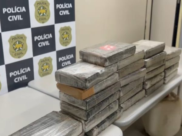 Cocaína apreendida pela PRF — Foto: Divulgação/PRF