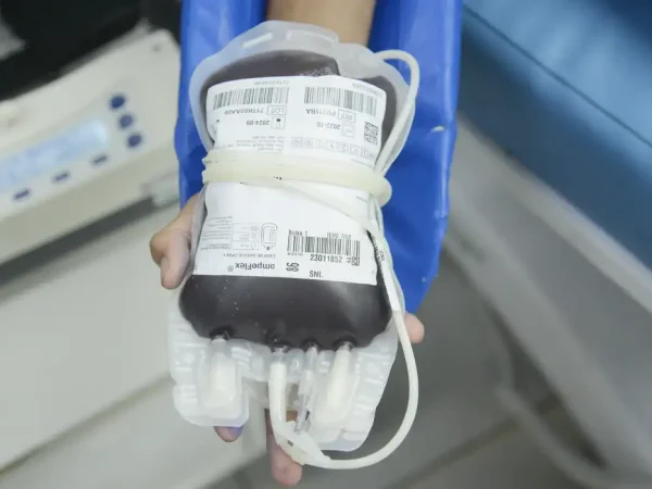 Campanha de doação de sangue no Hemorio, centro do Rio de Janeiro