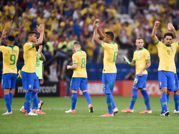 Uma atuação segura e capaz de renovar as esperanças da torcida brasileira no título da Copa América — Foto: Djalma Vassão/Gazeta Press