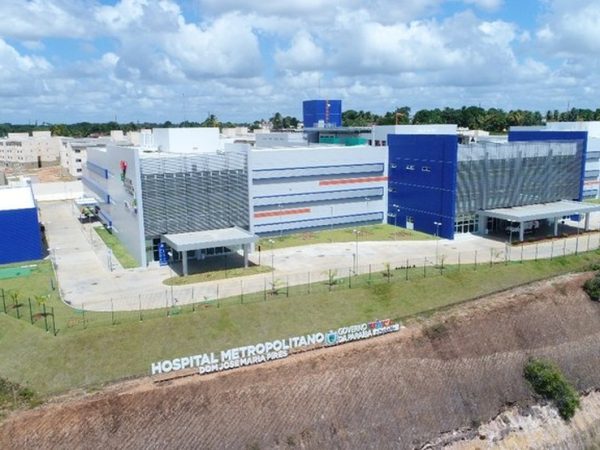 Hospital Metropolitano Dom José Maria Pires, em Santa Rita, na Grande João Pessoa — Foto: Divulgação/Secom-PB