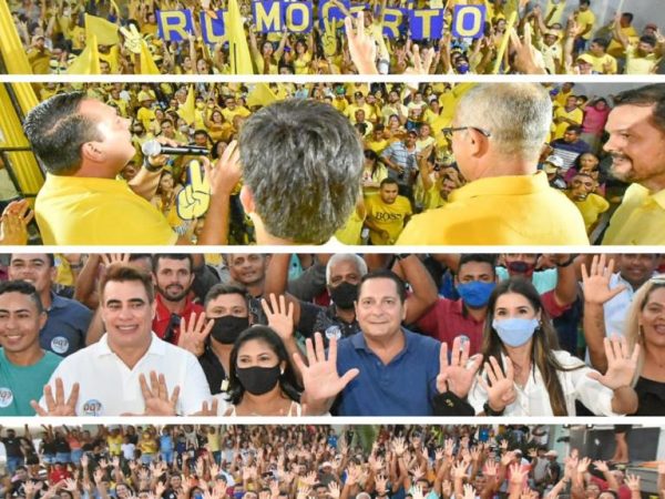 PSDB tem candidaturas próprias com Rossane de Germano em Ielmo Marinho e o prefeito Neto Mafra em Barcelona — Foto: Divulgação