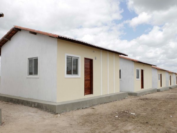 Construção de moradia pelo Minha Casa, Minha Vida no RN — Foto: Elisa Elsie/Governo do RN/Arquivo