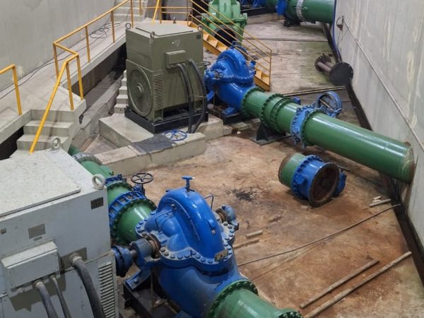 Estação Elevatória de Água Bruta de Gramame — Foto: Cagepa