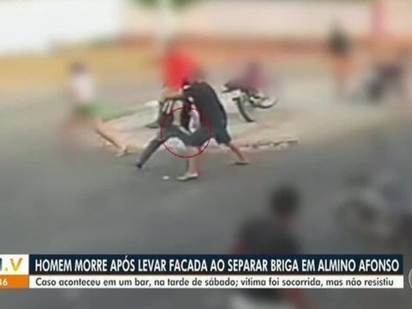 Homem tenta separar briga, é esfaqueado e morre no interior do RN — Foto: Inter TV Costa Branca