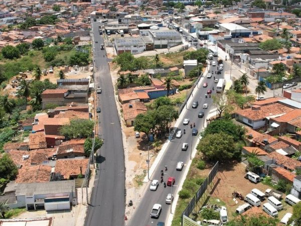 Trecho da Rua Dr. Mário Negócio que dá acesso à Avenida Felizardo Moura, em Natal, será liberado a partir da próxima segunda-feira (16), por volta das 9h. — Foto: Foto: Abraão Júnior/STTU