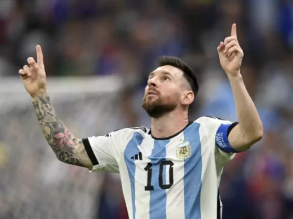Aos 35 anos, Messi disputa sua quinta e última Copa do Mundo. — Foto: Reprodução