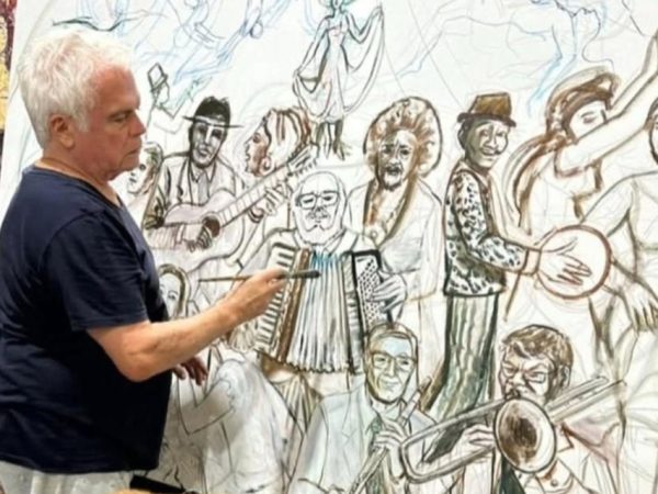 Flávio Tavares, artista paraibano, completa 75 anos — Foto: Reprodução/Arquivo Pessoal