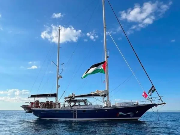 Brasília (DF), 07/06/2025 - Embarcação Madeleine, da Coalizão Flotilha da Liberdade. Foto: gazafreedomflotilla/Instagram