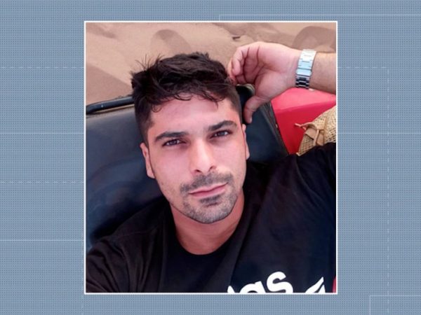 Lucas Dantas Rabelo é suspeito de agredir a esposa em João Pessoa — Foto: Reprodução/TV Cabo Branco