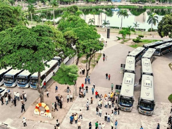 Com a chegada dos novos veículos, a frota dos “Geladinhos” foi ampliada em 50%, passando de 20 para 30 ônibus em operação. — Foto: Ascom Sintur-JP