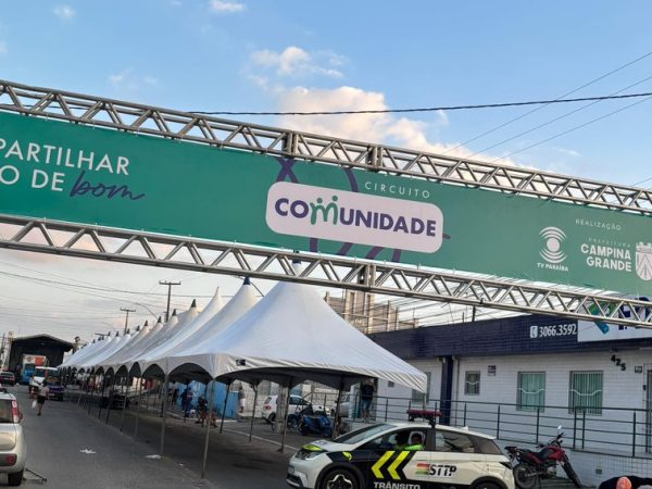 Estrutura do Circuito Comunidade no bairro das Malvinas, em Campina Grande — Foto: Fotos: Lídice Pegado / TV Paraíba