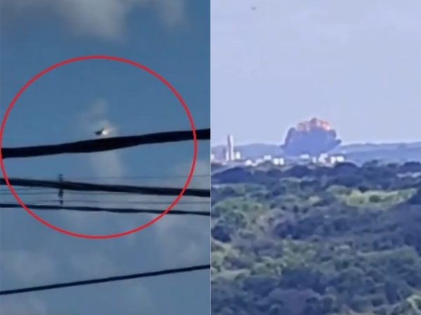 Avião da FAB caiu em Parnamirim, na Grande Natal — Foto: Divulgação