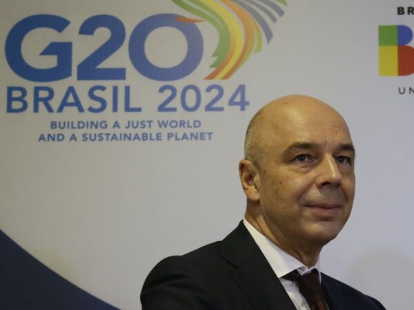 São Paulo (SP) 27/02/2024 - Anton Siluanov, Ministro das Financas da Russia que participou da Reunião de ministros de Finanças e Bancos Centrais no G20. Foto: Paulo Pinto/Agência Brasil