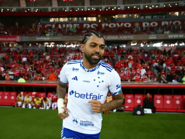 Gabigol durante partida entre Cruzeiro e Internacional pelo Campeonato Brasileiro
06/04/2025 REUTERS/Diego Vara