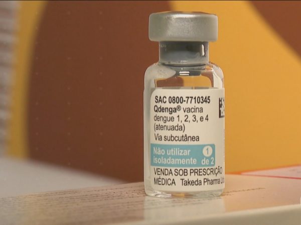 Vacina da dengue — Foto: Jornal Nacional/ Reprodução