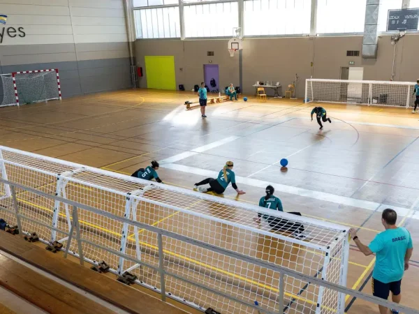 seleção brasileira de goalball - treino - Paralimpíada de Paris - em 16/08/2024