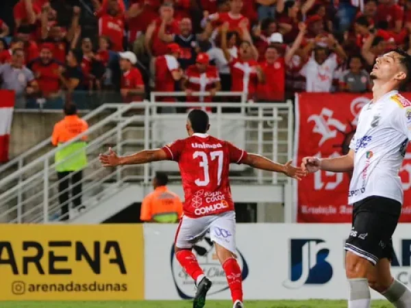 Gabriel Silva fez o gol da vitória do América (Foto: Canindé Pereira/América FC)