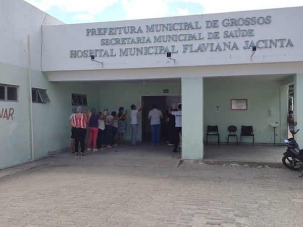 Criança já chegou sem vida ao Hospital Flaviana Jacinta, em Grossos, na Região Oeste potiguar. — Foto: Divulgação/Prefeitura de Grossos