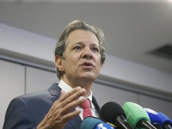 São Paulo (SP) 30/04/2024 - Ministro Fernando Haddad durante entrevista a imprensa.

Foto: Paulo Pinto/Agência Brasil