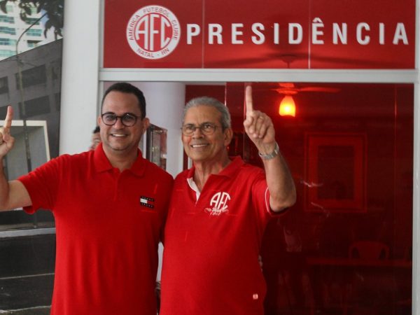 Hermano Morais e Francisco Sobrinho assumem comando do América-RN — Foto: Leandro Cunha