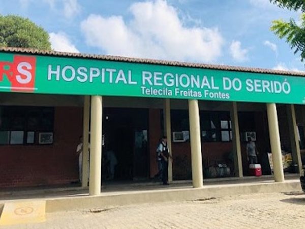 Hospital Regional do Seridó em Caicó. — Foto: Reprodução