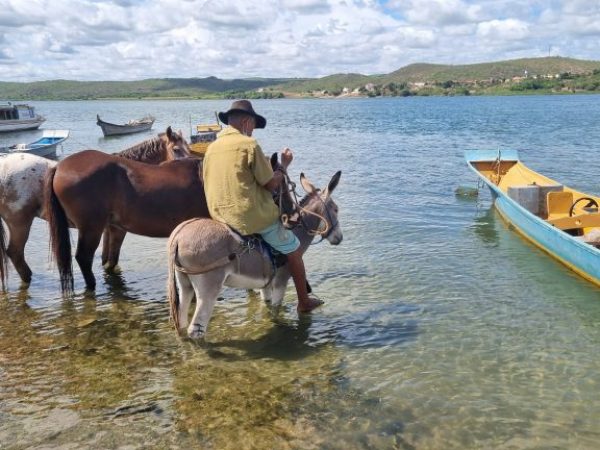 Imagem feita durante as filmagens de Ilha do Ferro - Guilherme Bacalhao