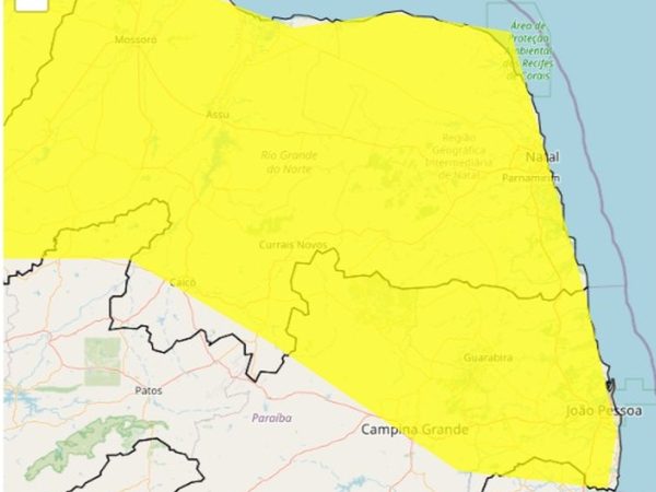 Alerta amarelo chuvas intensas — Foto: Divulgação/INMET